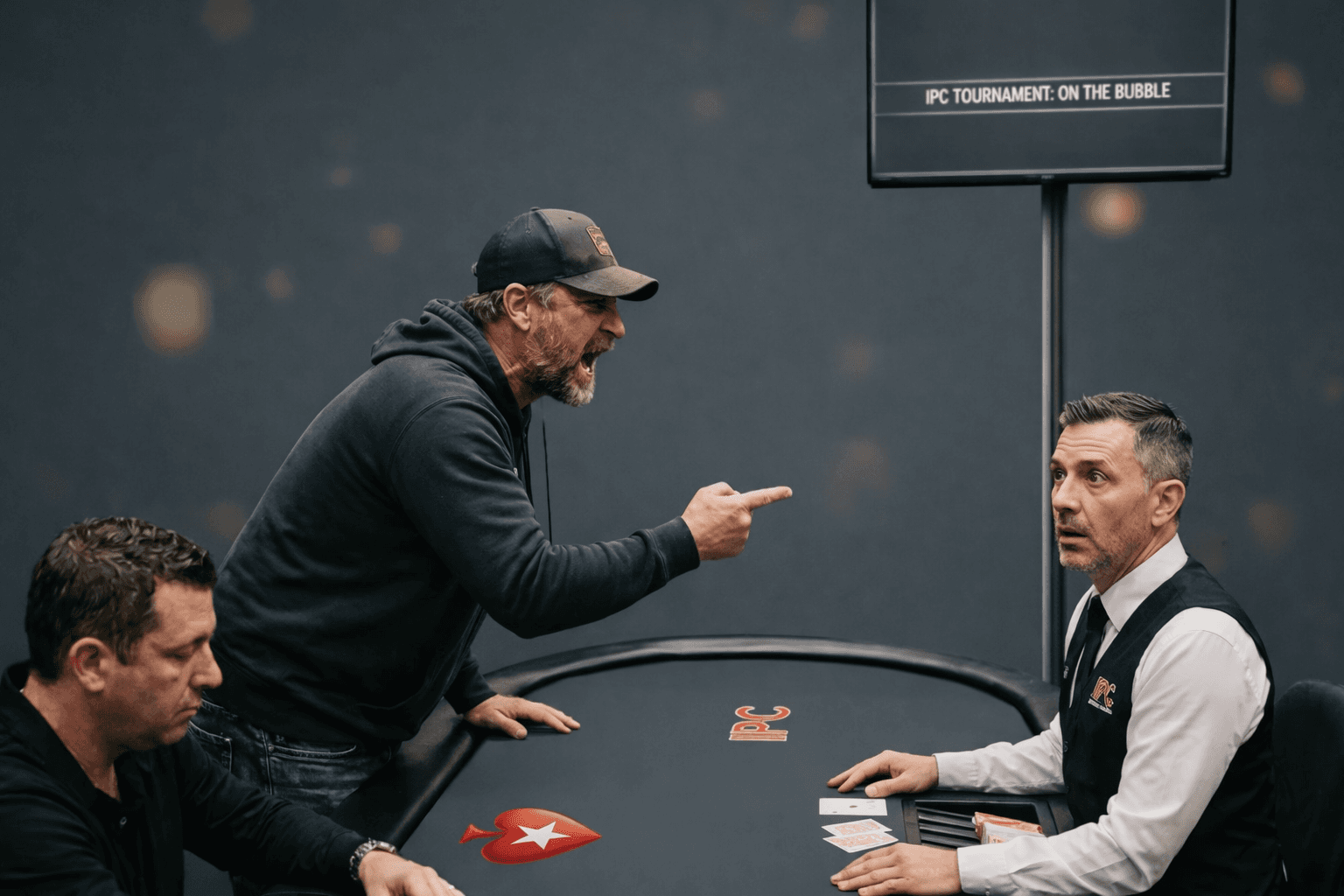 Squalifica Shock all'IPC: Perde le Staffe in Bolla e Insulta il Dealer